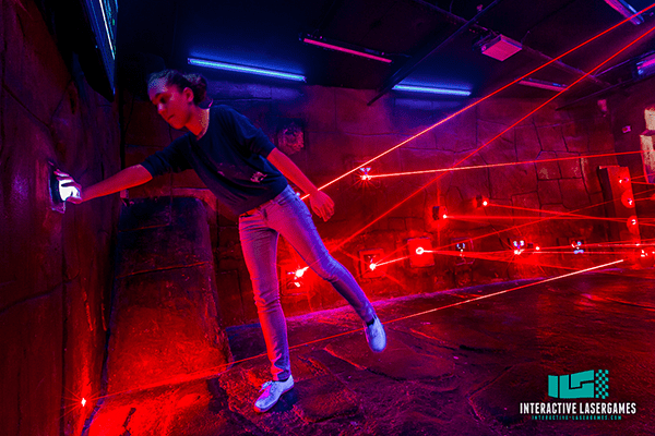 Ziel des Lasergames Maze Mission