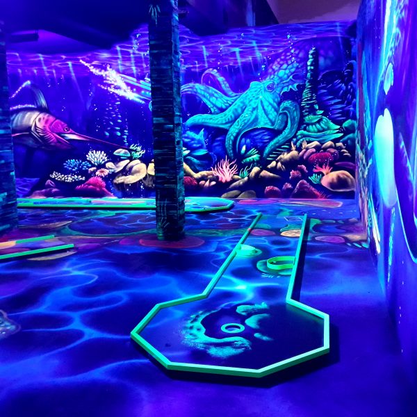 Unterwasserwelt 3D Minigolfanlage bauen