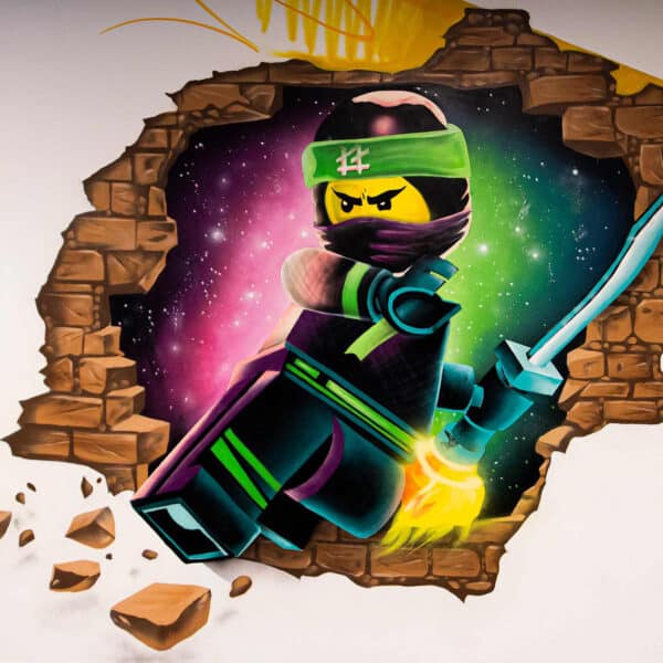 Ninja Wandbemalung