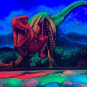 Wandgemälde Dino
